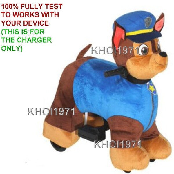 6V Deluxe Charger and AC Adapter for Paw Patrol Chase Ride-On Toy