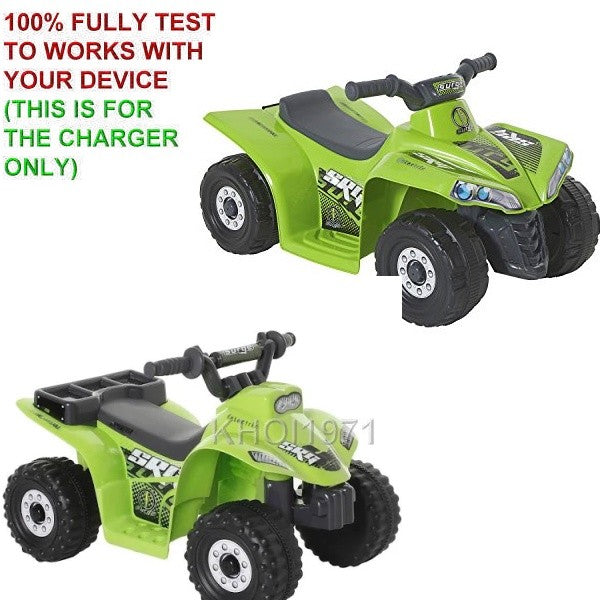 6V AC Wall Charger Adapter for Kids' Ride-On Quad Battery Replacement