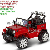 AC Wall Charger Adapter for KT1346WM KT1354WM Kids Trax Fun Chaser Jeep Ride-On Toy