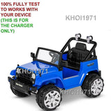 AC Wall Charger Adapter for KT1346WM KT1354WM Kids Trax Fun Chaser Jeep Ride-On Toy