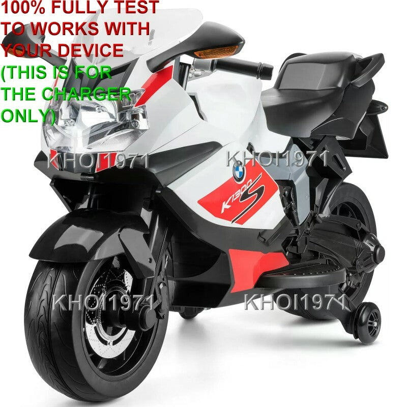 12V AC Wall Charger Adapter for BMW K1300S Motorcycle Ride-On Battery TY5838USA