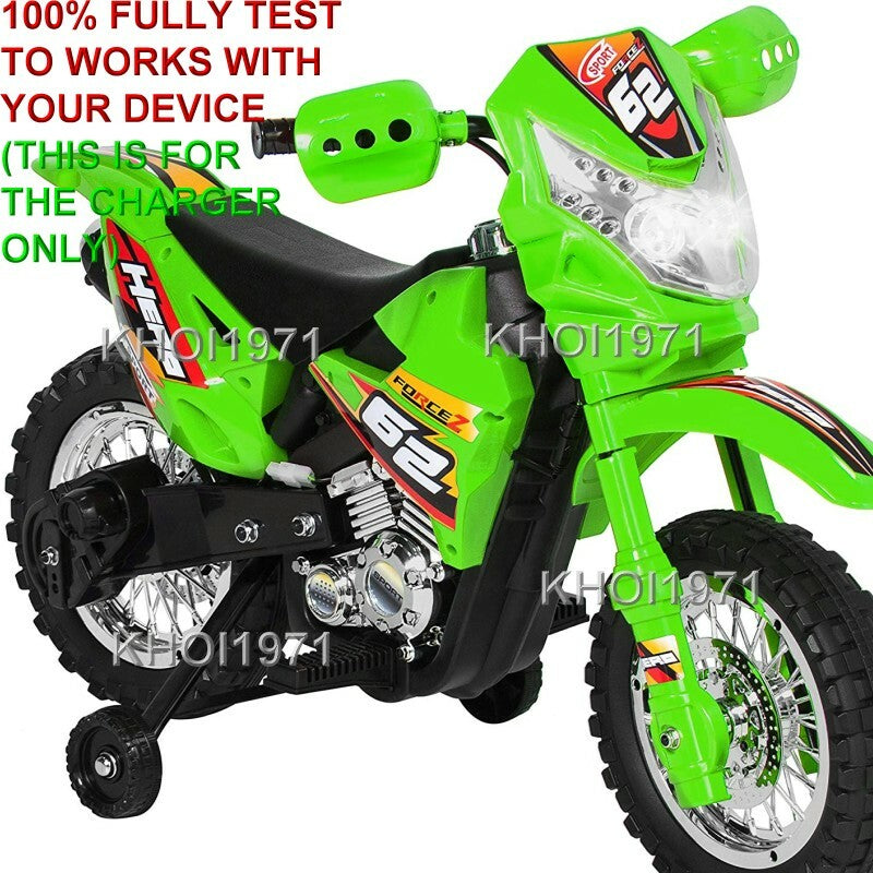 AC Wall Charger Adapter for 8T Blazin Wheels 62RT Force Z Hero Dirt Motorbike Ride