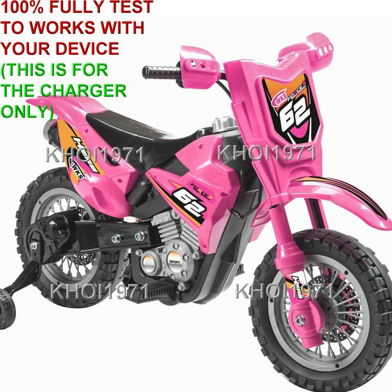 AC Wall Charger Adapter for 8T Blazin Wheels 62RT Force Z Hero Dirt Motorbike Ride