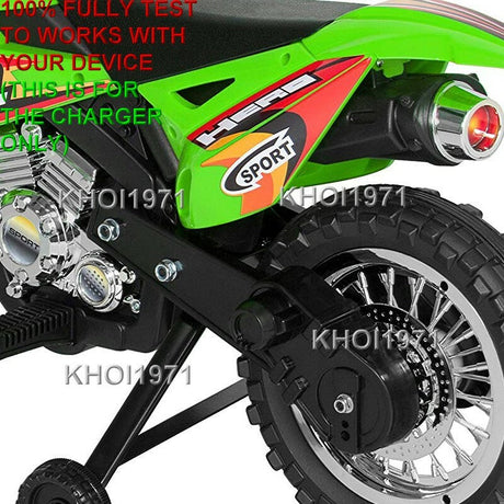 AC Wall Charger Adapter for 8T Blazin Wheels 62RT Force Z Hero Dirt Motorbike Ride