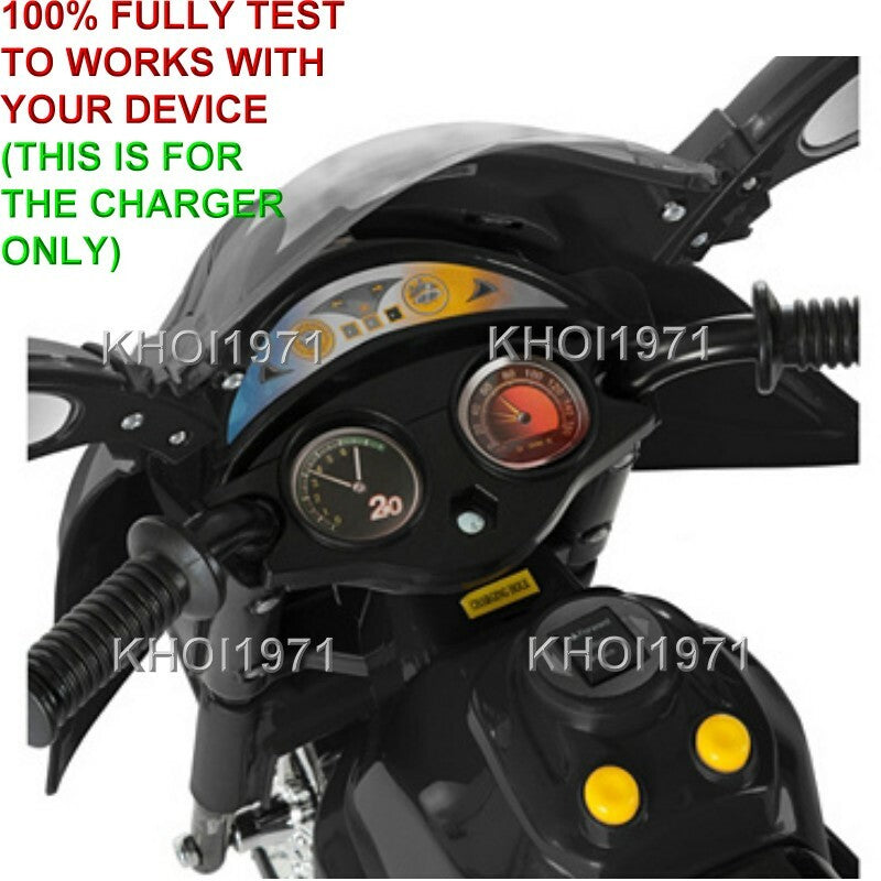 AC Wall Charger Adapter for Little Rider 3-Wheel Trike Motorcycle Ride-On Toy