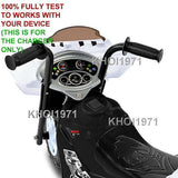 AC Adapter Charger for Kid Motorz Little Patrol Police Ride-On Motorcycle Model 0296