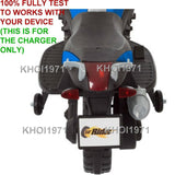 AC Wall Charger Adapter for Little Rider Motorcycle Ride-On with Training Wheels