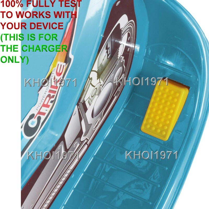 AC Wall Charger Adapter for 3-Wheel Little Rider Trike Motorcycle Ride-On Toy