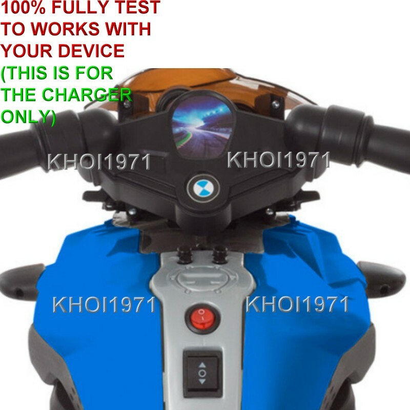 AC Wall Charger Adapter for Little Rider Motorcycle Ride-On with Training Wheels