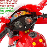 AC Wall Charger Adapter for 3-Wheel Little Rider Trike Motorcycle Ride-On Toy