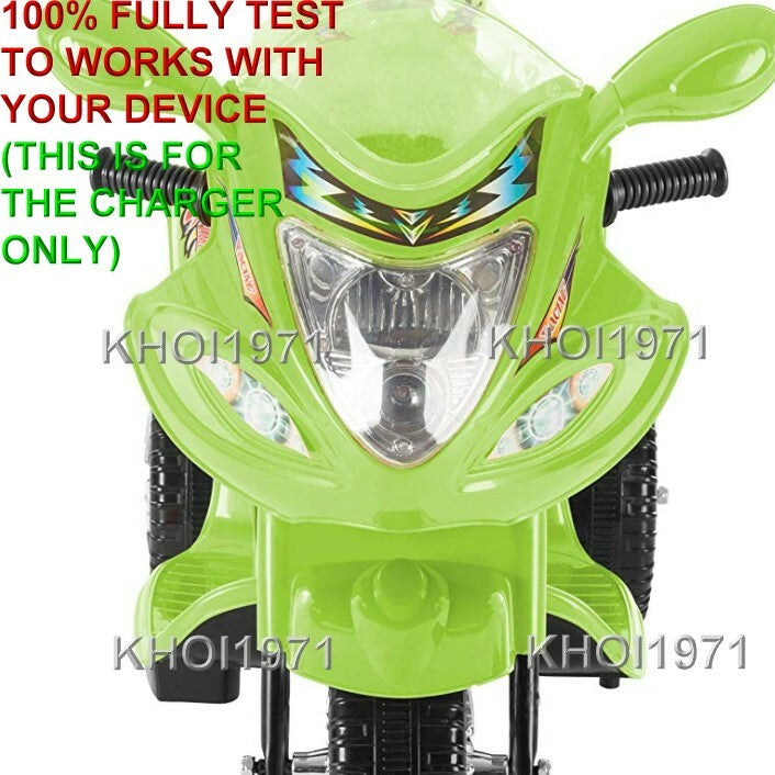 AC Wall Charger Adapter for Little Rider 3-Wheel Ride-On Trike Motorcycle