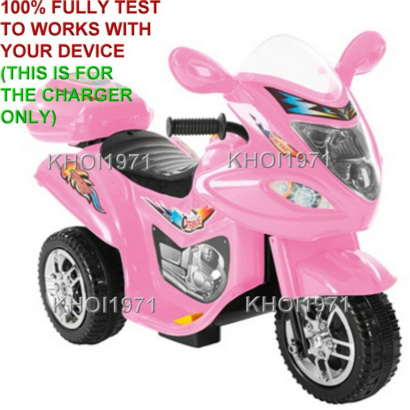 Wall Charger AC Adapter for 3-Wheel Little Rider Trike Ride-On Motorcycle