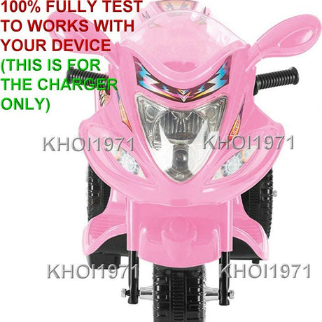 Wall Charger AC Adapter for 3-Wheel Little Rider Trike Ride-On Motorcycle