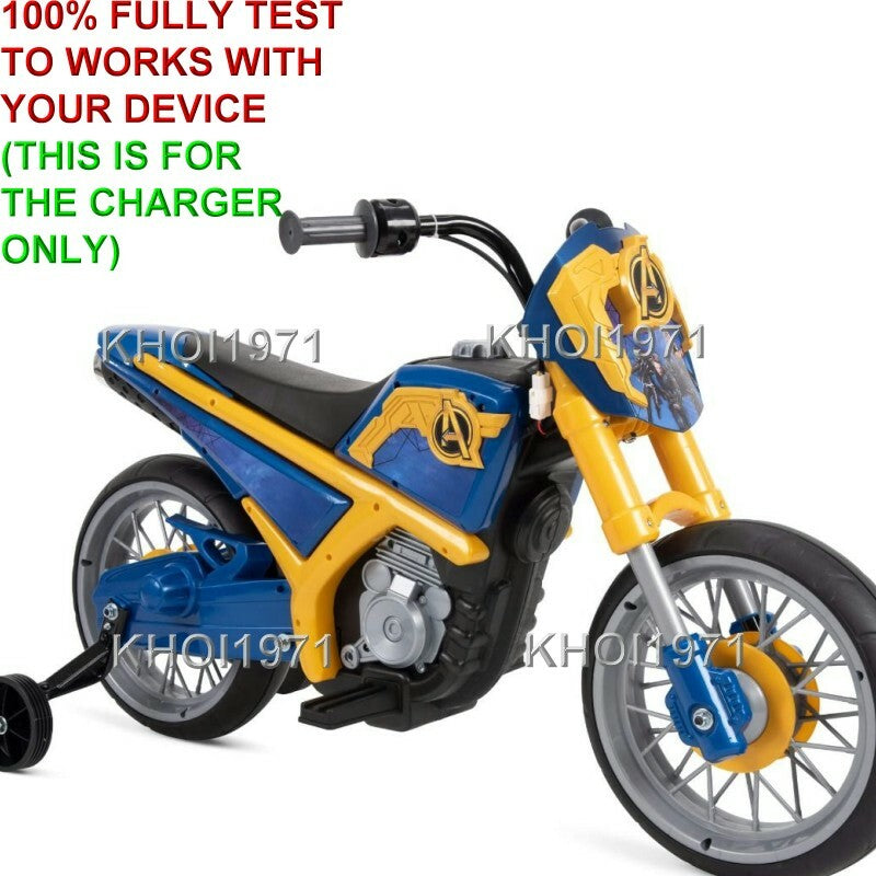 AC Wall Charger Adapter for 17009 Marvel Avenger Motorcycle Ride-On Toy