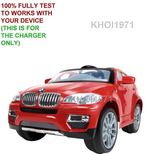 AC Wall Charger Adapter for 6V Battery Compatible with Huffy BMW X6 Ride-On Car Model 17033