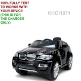 AC Wall Charger Adapter for 6V Battery Compatible with Huffy BMW X6 Ride-On Car Model 17034
