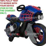AC Wall Charger Adapter for Marvel Spider-Man Ride-On Motorcycle Model 17169