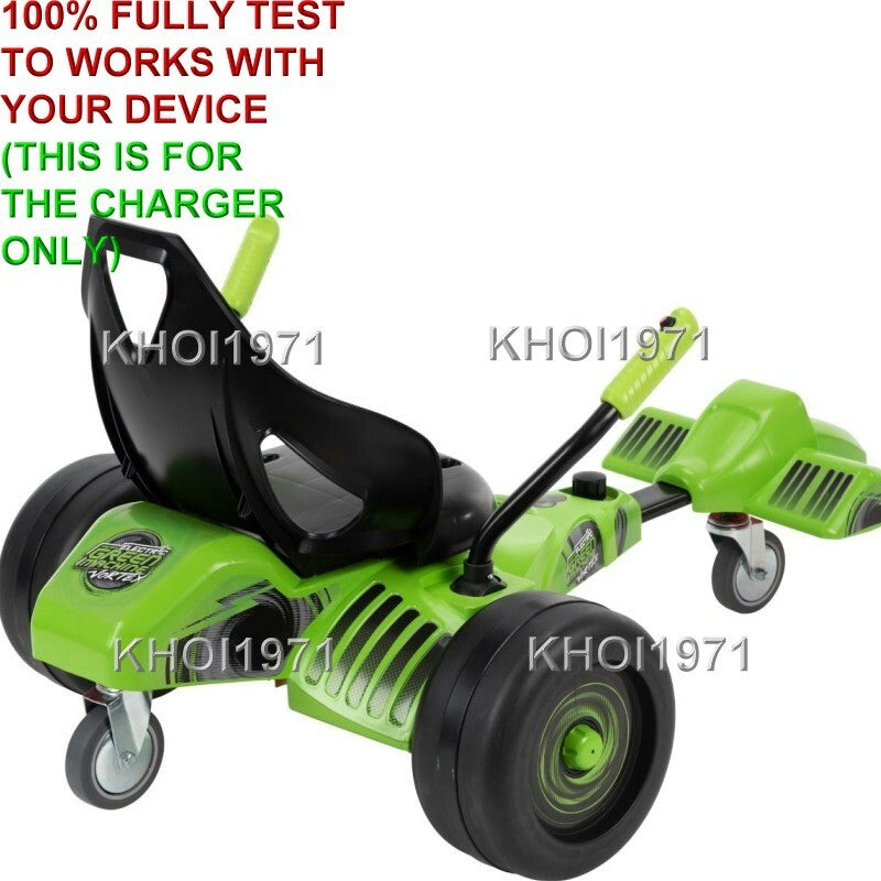 AC Wall Charger Adapter for 12V Battery Ride-On Green Vortex Machine Model 17909P