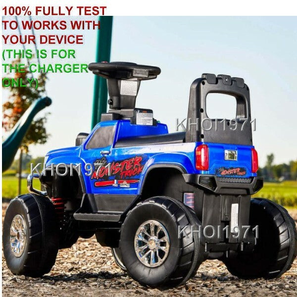 AC Wall Charger Adapter for 12V Battery Huffy RC Monster Truck Ride-On Model 19088