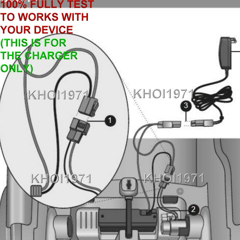 AC Wall Charger Adapter for 6V Ride-On Mercedes Benz Avigo Battery