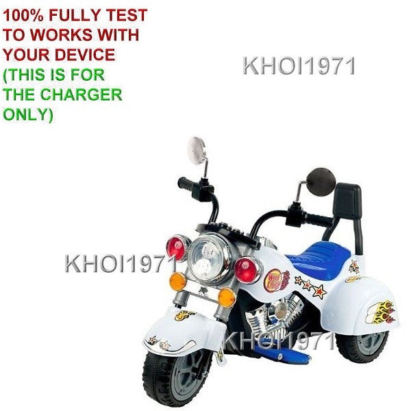 AC Wall Charger Adapter for 80-1616 Little Rider Harley Wild Child Ride-On Bike