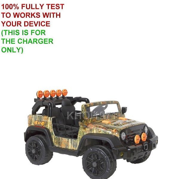 AC Wall Charger Adapter for 12V Ride-On Camo 4x4 Battery Model 8804-15