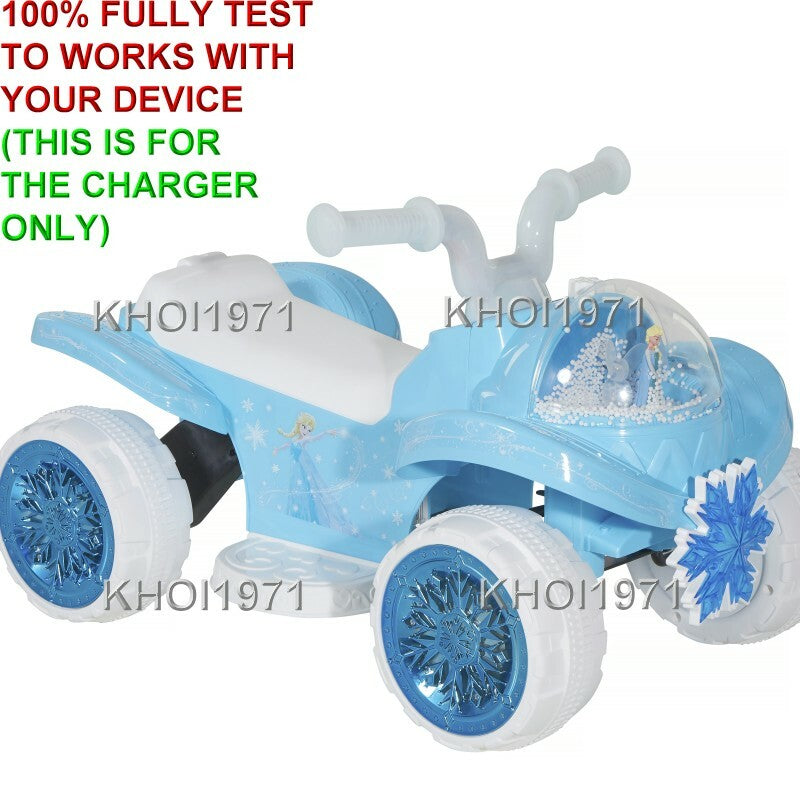 AC Wall Charger Adapter for 6V Battery Frozen Quad Ride-On Toy Model 8805-13