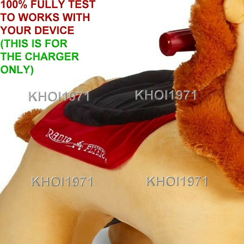 AC Wall Charger Adapter for 986 Radio Flyer Rory Lion Deluxe Ride-On