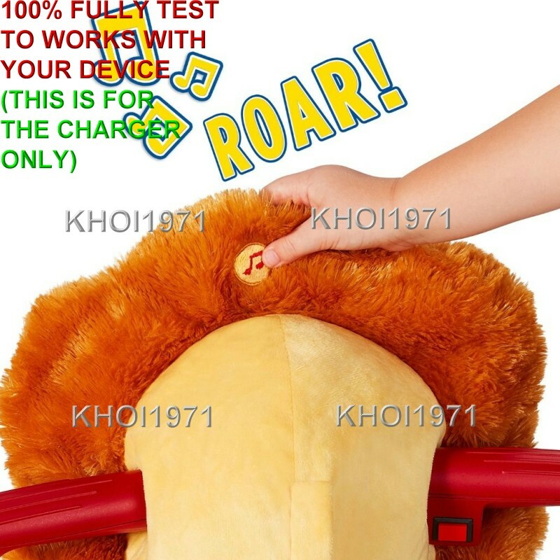 AC Wall Charger Adapter for 986 Radio Flyer Rory Lion Deluxe Ride-On