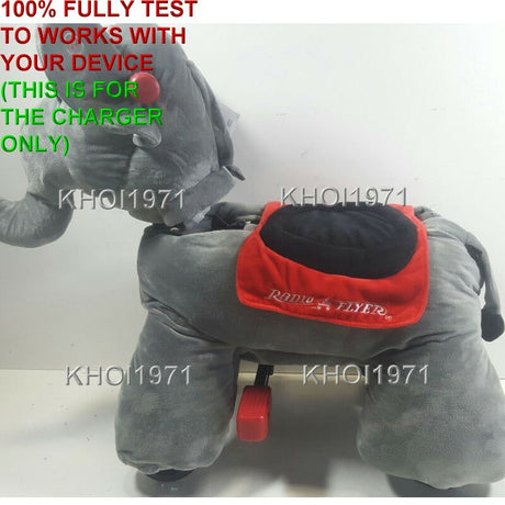 AC Wall Charger Adapter for 987 Radio Flyer Peanut Elephant Deluxe Ride-On Toy