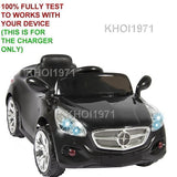 Black AC Wall Charger Adapter for Ride-On Cars SKY2084