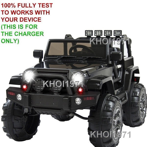 12V Black AC Wall Charger Adapter for Ride-On Truck SKY3762