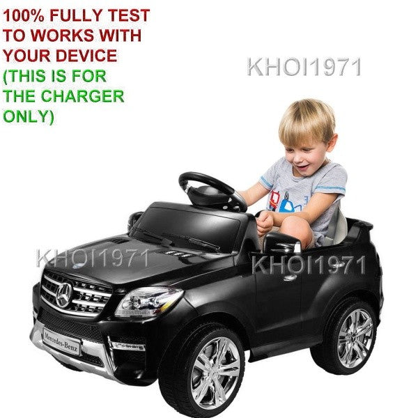 Black AC Wall Charger Adapter for Mercedes Benz ML350 Ride-On Toy Model TY313139