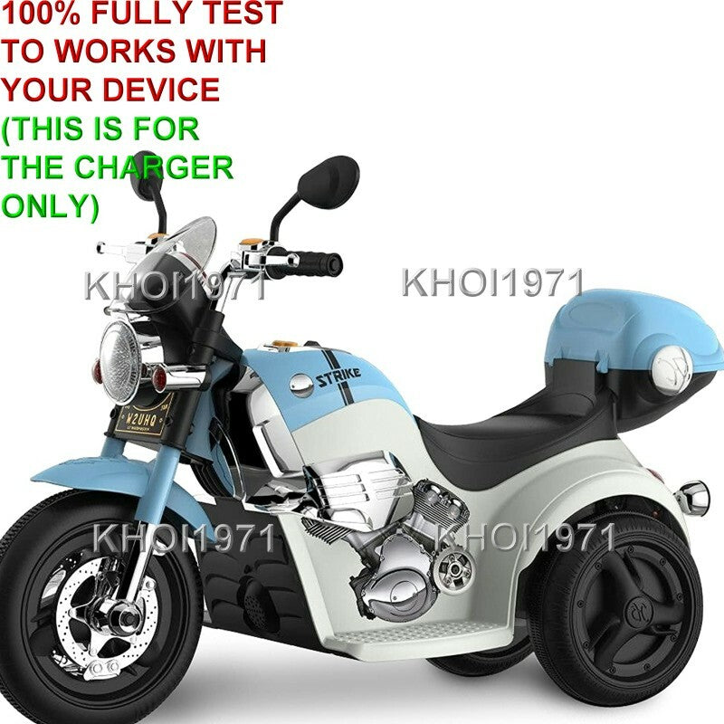 AC Wall Charger Adapter for Blue 1215 Kid Motorz 6V Ride-On Motorbike Battery