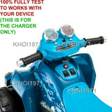 6V AC Wall Charger Adapter for Blue KT1158TGA KidTrax Camo Ride-On ATV
