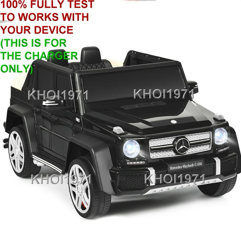 AC Wall Charger Adapter for Kids Ride-On Mercedes-Benz G650 Toy Car