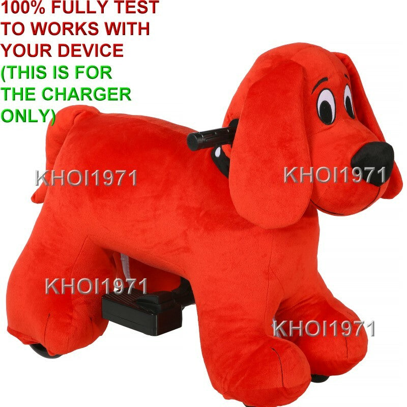 6V AC Wall Charger Adapter for Dynacraft Clifford Big Red Dog Plush Ride-On Battery