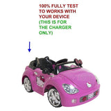 AC Wall Charger Adapter for 6V Ride-On Car Battery Compatible with Karaoke Models