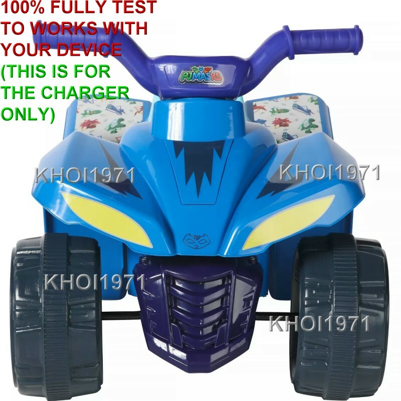 6V AC Wall Charger Adapter for Dynacraft PJ Mask Quad Ride-On Toy