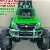 AC Wall Charger Adapter for Green 12V RC Monster Truck Ride-On Battery 19129