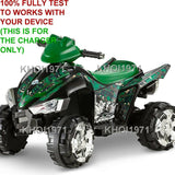 6V AC Wall Charger Adapter for Green Kid Trax Camo ATV Quad Ride-On Battery