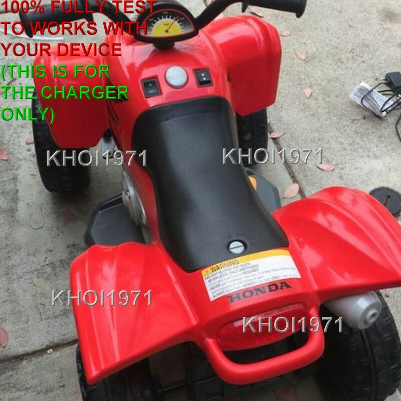 AC Wall Charger Adapter for 6V Battery Honda TRX700 Sport ATV Ride-On Car