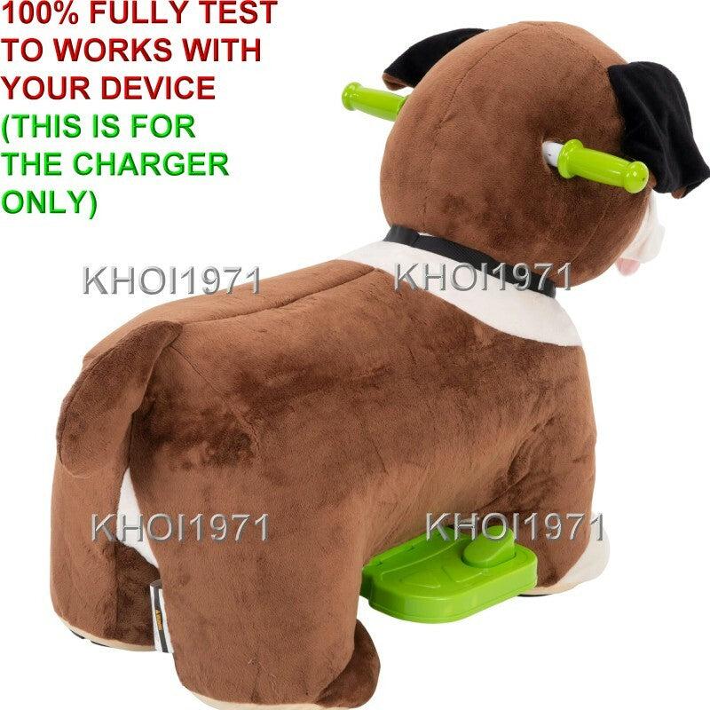 AC Wall Charger Adapter for 6V Battery Ride-On Toy Dog Model 19109