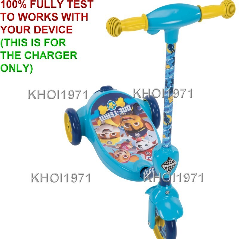 6V AC Wall Charger Adapter for Kids' Bubble Scooter Toy