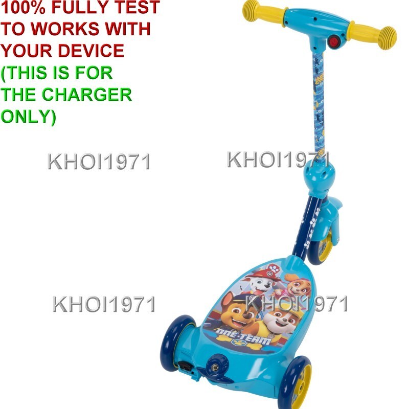 6V AC Wall Charger Adapter for Kids' Bubble Scooter Toy