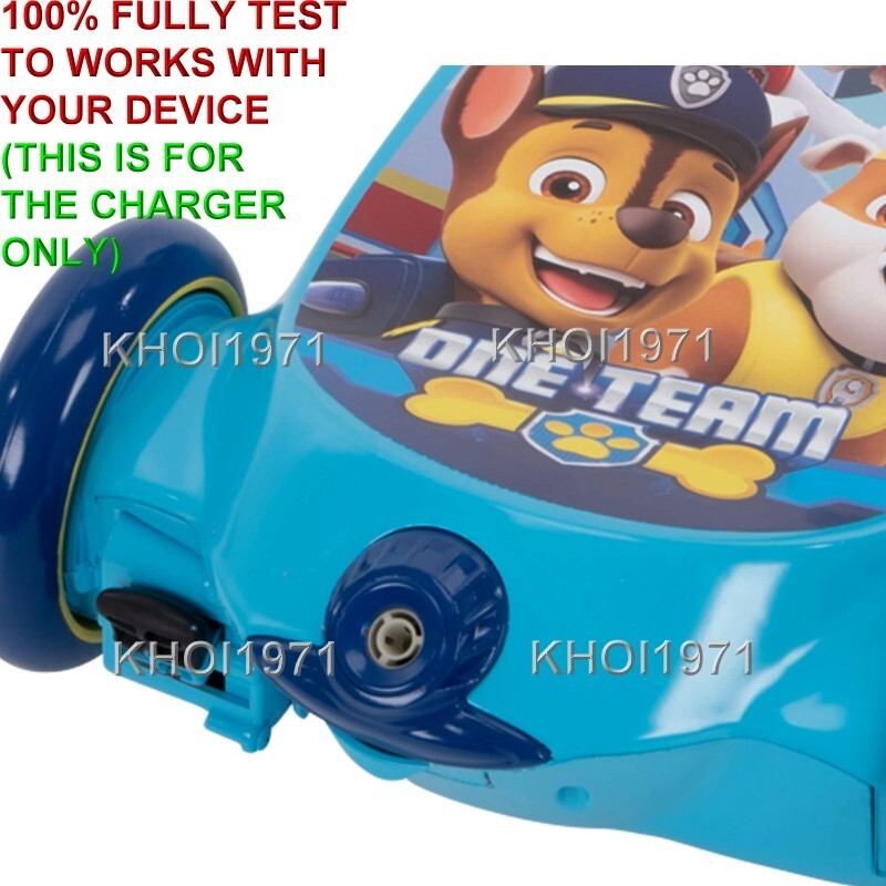 6V AC Wall Charger Adapter for Kids' Bubble Scooter Toy