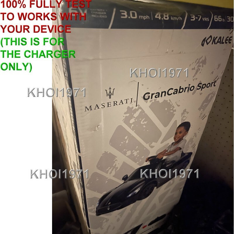 AC Wall Charger Adapter for 6V Ride-On Sports Car Battery