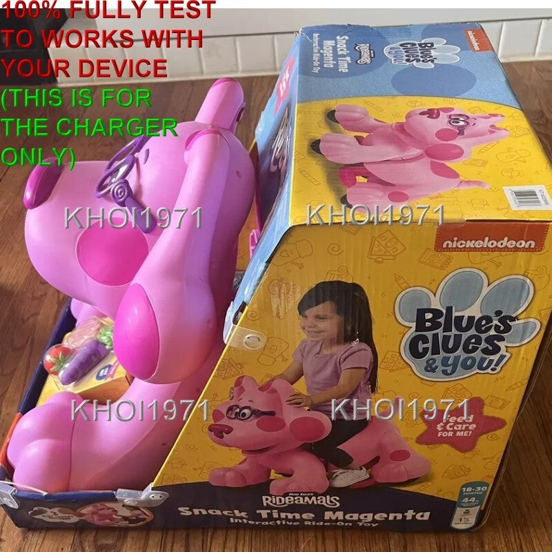 6V AC Wall Charger Adapter for Kids Trax Pink Ride-On Toy