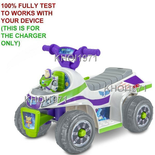 AC Wall Charger Adapter for KidTrax Buzz Lightyear Toy Story 4 Ride-On KT1511WMA