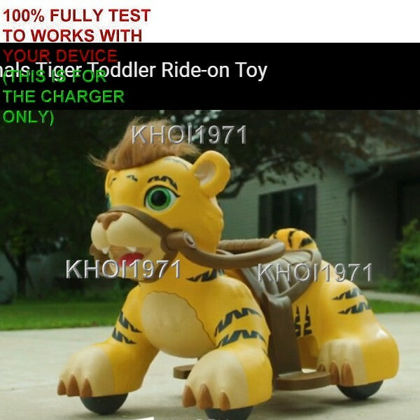 6V AC Wall Charger Adapter for KidTrax Ride-On Dinosaur Toy